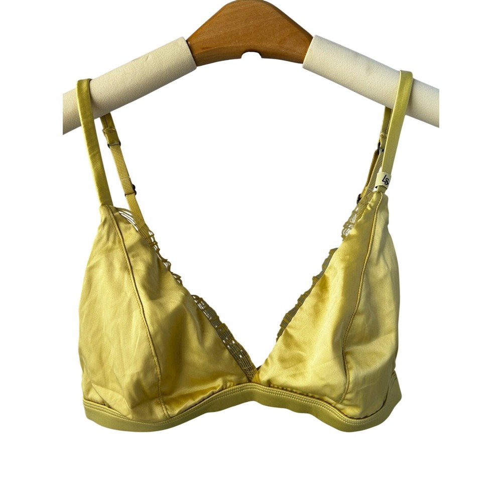 Love Stories Bralette Bra, Yellow, Size 2